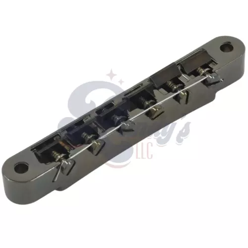 Advanced Plating | ABR-1 Bridge w/ Plated Brass Saddles (Wired) - Fits Gibson®