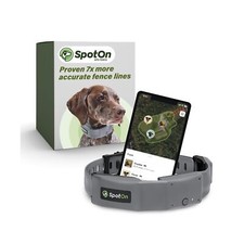 SpotOn Longer Battery Life, GPS Dog Fence, App Based Wireless Dog Fence Colla...