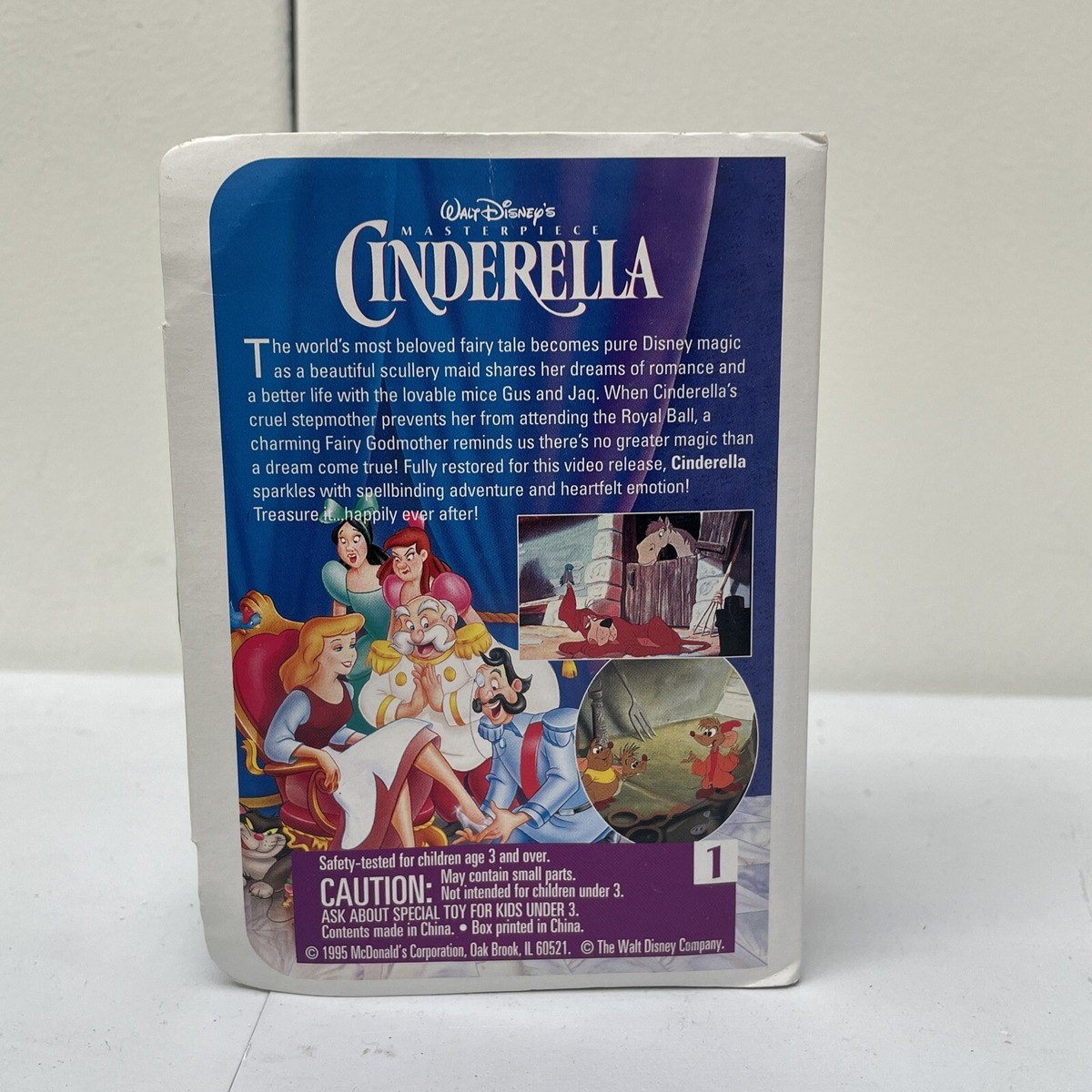 Lot of 5 1995 McDonalds Walt Disney Masterpiece Collection