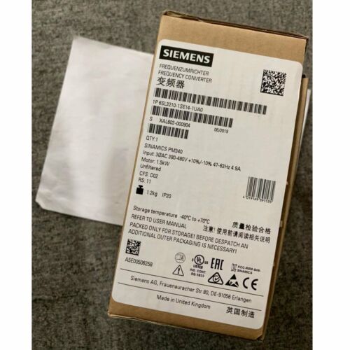 New Siemens 6SL3210-1SE14-1UA0 6SL3 210-1SE14-1UA0 SINAMICS S120 Converter Power - Picture 1 of 3