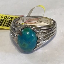 Genuine AAA Chrysocolia Ring Sz7 TGW 3.00cts