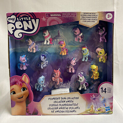  My Little Pony Friendship Shine 14 Mini Pony Figure Collection  : Toys & Games