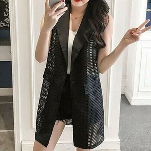 mesh longline jacket