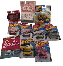 10p pc pink Barbie Hot Wheels Barbie Extra Corvette Hummer Premium Barbie Kombi