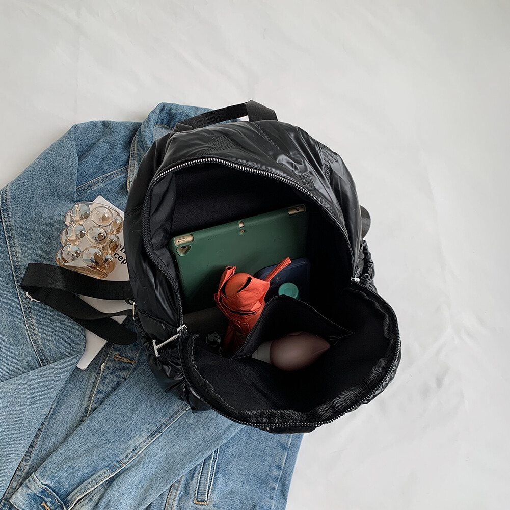 Fashion Backpacks Cotton Padded Casual Daypack Female Laptop Backpack