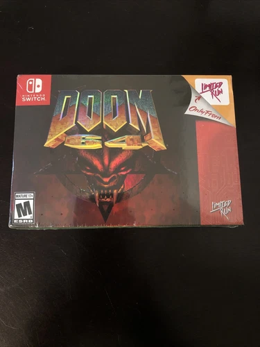 Doom 64 Classic Edition Retro Box Limited Run Games (Nintendo Switch) Brand New