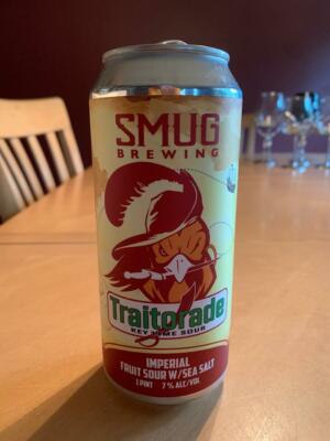Traitorade Key Lime Sour beer can Tom Brady Tampa Bay Buccaneers Patriots Smug