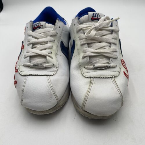 Scarpe Nike Cortez in pelle Los Angeles Dodgers bianche da uomo taglia 10 (DA4402-100) - Foto 4 di 16