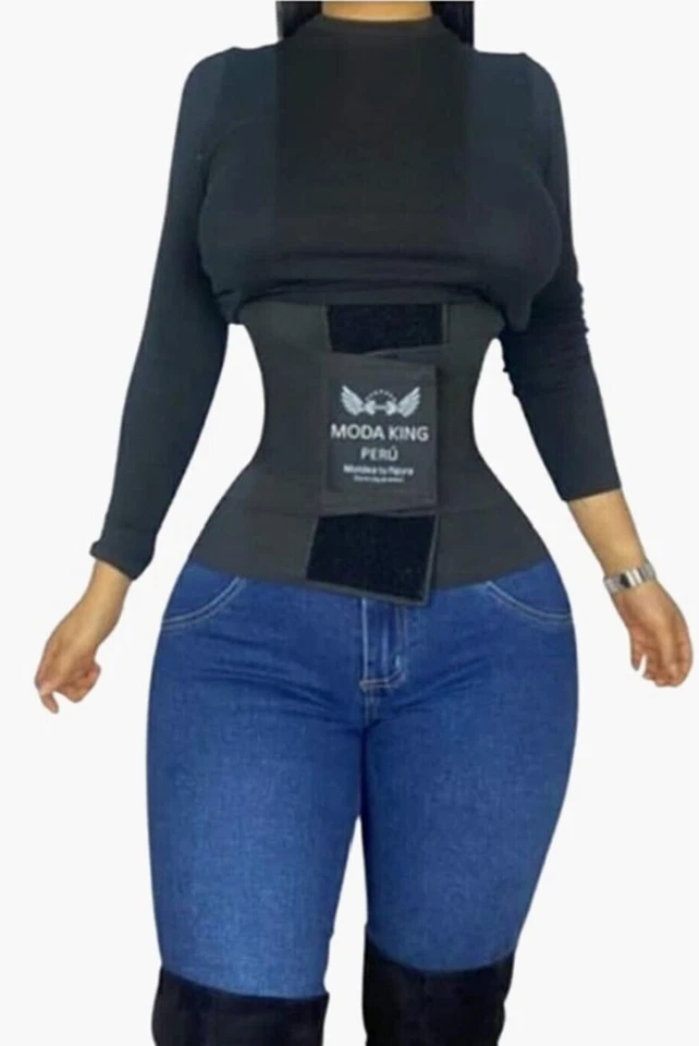 Moda King Perú Reloj de Arena-Hourglass Body Shaper Black-XXS, XS, S, M, L, XL - Image 4 of 4