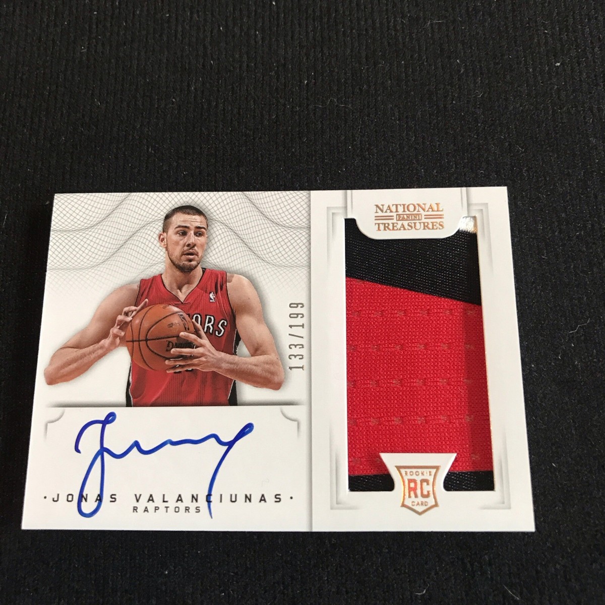 その他 1 of 1 2012-13RC JONAS VALANCIUNAS 2012-13 National Treasures Jonas Valanciunas Patch Auto RC #133