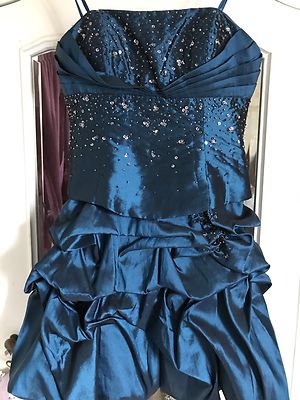strapless open back dress 1940s Simplicity Sewing Pattern 2412 Misses Graduation Prom Dress 33 B –  Vintage4me2 main image 1