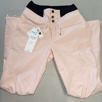 Women's ROXY Rising High Snow Pants - Pink - Medium