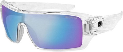 Bobster Paragon Sonnenbrille glänzendes Gestell cyan verspiegelte Gläser Unisex groß EPAR002