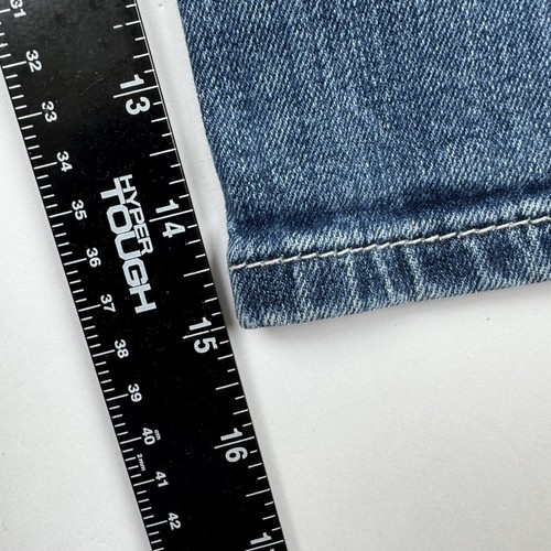 Miss Me Jeans Girls 8 (22x15) Blue Capri JK5117P9 Embroidered Pocket Stretch - Picture 12 of 13