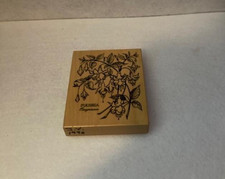 PSX Designs - Rubber Stamp - Fuchsia Botanical -  K 1189 - Dated 1993 -