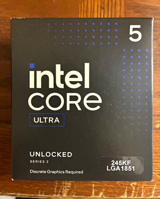 Intel Core Ultra 5 245KF Unlocked 14-Core 3.0GHz Desktop CPU LGA1851