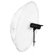 Pro 60in Parabolic Shoot-Through Umbrella Kit with Diffusion Cover - 16-Rib T...