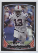 2014 Bowman Black Foil Steve Johnson #106 1u6