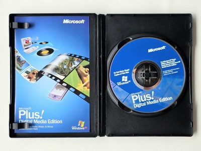Microsoft Plus! Digital Media Edition for Windows XP w/Product KEY