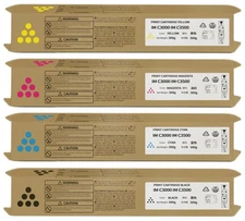 Color & Black Toner 4-pack 19K pgs for Ricoh Lanier Savin IM C3000 IM C3500 NEW