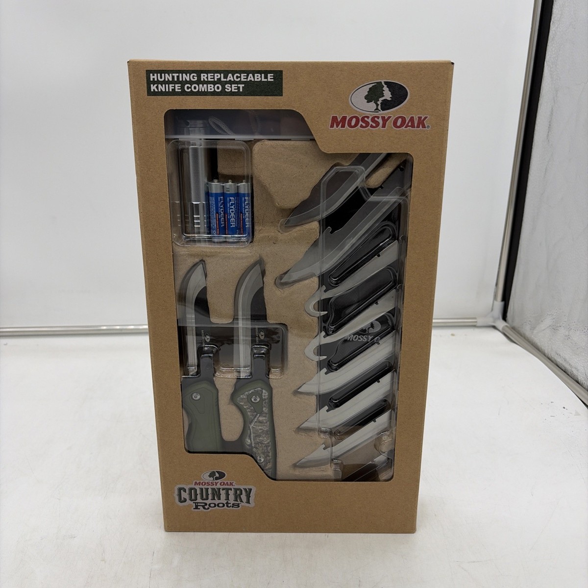 Mossy Oak Country Knife Combo 13 Piece Set Including replaceable