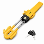 Twin Bar Steering Wheel Lock Heavy Duty Anti Theft Car Security Universal Fit