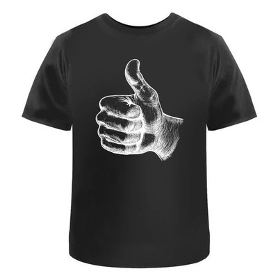 Unisex T-Shirt ''Daumen hoch'' - 100% Baumwolle (S-XXL) (TA049389)