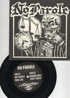 No Parole 7'' Real Life Rumor Mill Grey Skies 2015 EP #MATW-0704 Punk Rock VG+