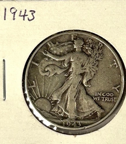 1943 XF Walking Liberty Half Dollar 90% Silver