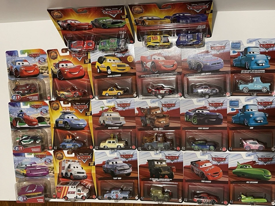 DISNEY PIXAR CARS LOT OF 22 CARS NEW 2025 SERIES - Race & Rescure + Tokyo Mater - Image 4 of 4