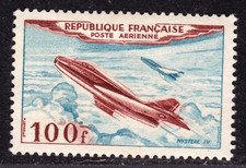 TIMBRE 1954 FRANCE POSTE AERIENNE N° 30-N**. B-VOIR SCAN R/V