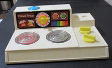 Fisher Price 919 Pretend Play Fun with Food Stove Top Magic Burners 1978