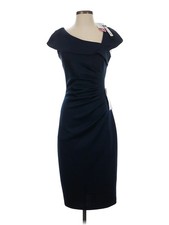 NWT Xscape Women Blue Cocktail Dress 4