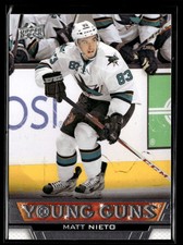 2013-14 Upper Deck Young Guns Matt Nieto Rookie San Jose Sharks #247