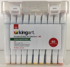 KINGART SET 80 DUAL-ENDED (VIVID ASSORTMENT) ...