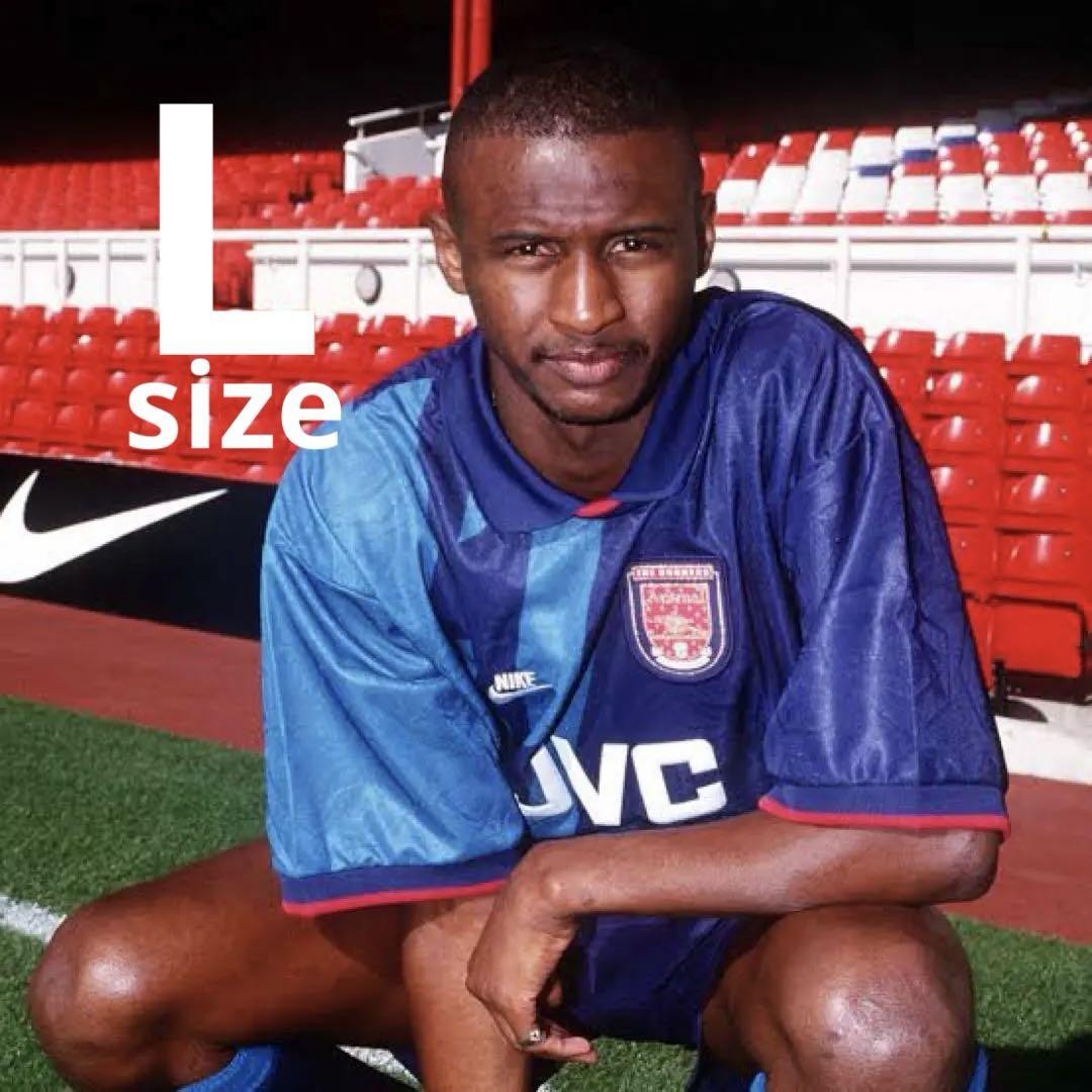 Nike Arsenal 95-96 Away Jersey L Size - Retro Vintage Rare