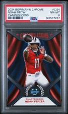 2024 BOWMAN UNIVERSITY CHROME CAMPUS ICONS #CI24 NOAH FIFITA PSA 8