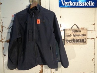 Orig.NL KMAR Softshell Überziehjacke Kälteschutz Windstopper blau M gebr 2980