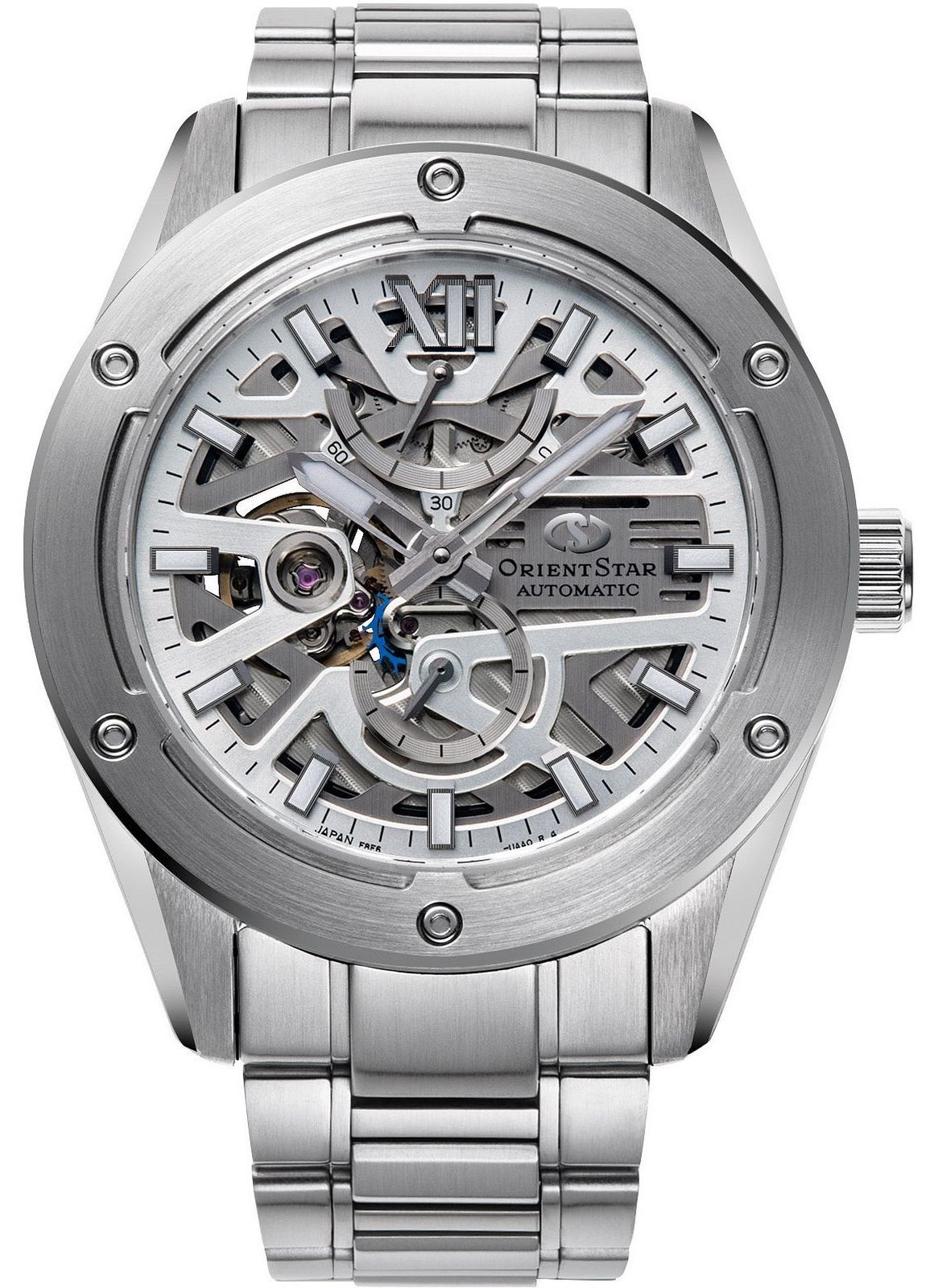 Авангардный скелетон Orient Star RE-BZ0001S00B, механизм для рукоделия