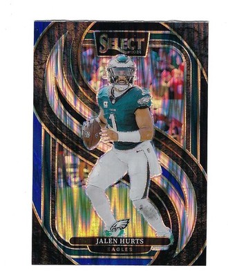 JALEN HURTS 2024 SELECT BLUE SHOCK PRIZM #165 $20.00 PHILADELPHIA EAGLES