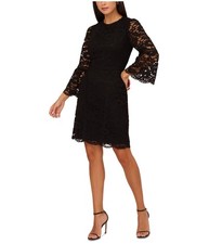 Adrianna Papell Womens Floral Mini Dress