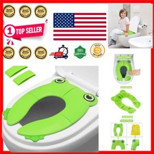 Toilet Seat Cover Folding Travel Toilet Seat for Children and Potty Trainin...