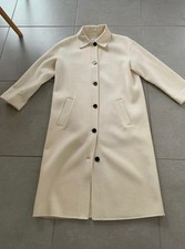 Jodhpur manteau long ivoire uni à col boutonné femme taille 36