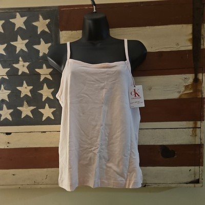 calvin klein Sleepwear Tank Top Pink Women s Size M with adjustable straps