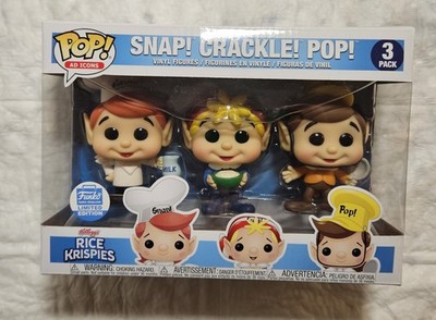 Funko Pop - Kelloggs Rice Krispies Funko Shop Exclusive - Snap Crackle Pop - OVP