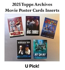 2021 Topps Archives Movie Poster Cards Inserts -- U Pick! -- Complete Your Set