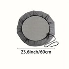 “Rain Barrel & Water Bucket Screen Cover – Drawstring Rainwater Collector Net”