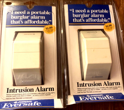 Two Eversafe Intrusion alarms -   Portable Home Travel Anti Theft Burglar alarm