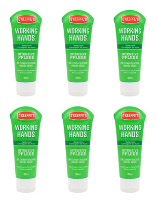 O'Keeffe's Working Hands Intensive Pflege Handcreme , 6x80ml EAN5704947005368