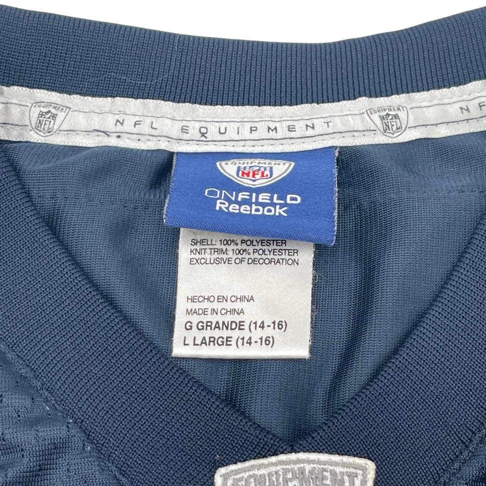 Camiseta Chicago Bears Devin Hester 23 Reebok NFL Youth azul grande - Imagem 3 de 4